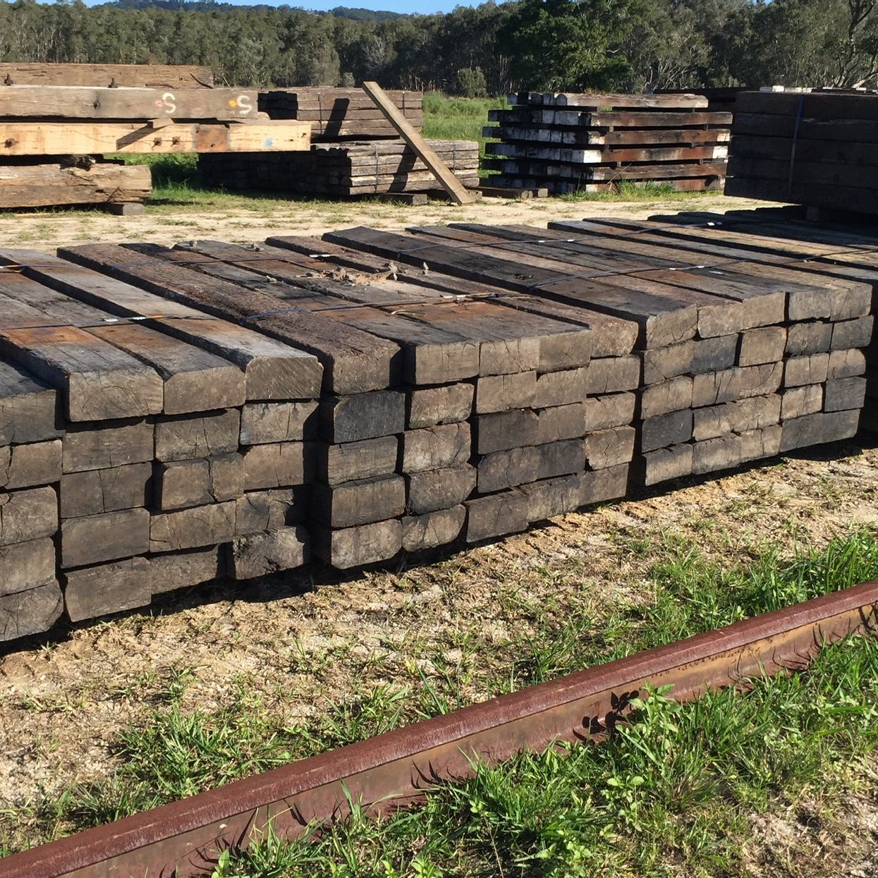 reclaimed railway sleepers